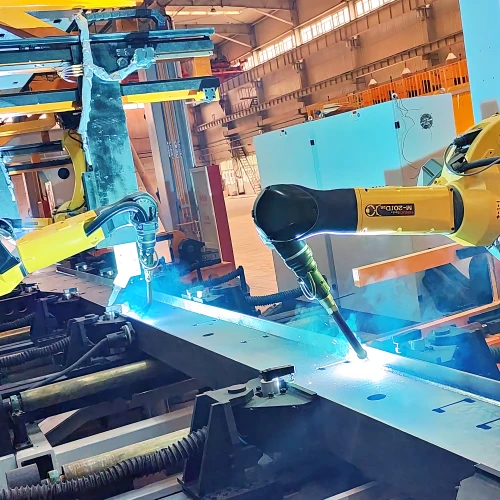 Beam Robot Welding Workstation